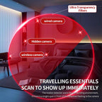 Hidden Camera Detector IR Wireless Scanner for Hotels Anti Spy Device Multifunctional Detector GPS WiFi Finder