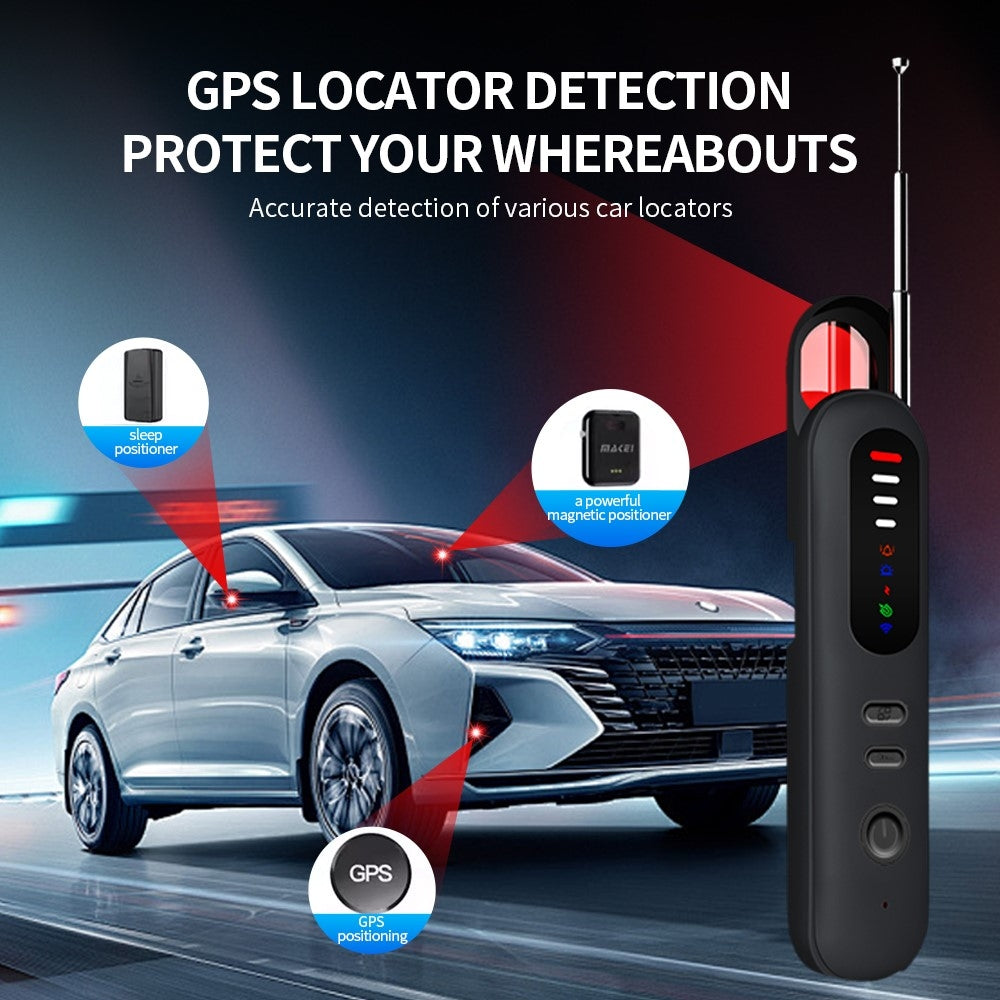 Hidden Camera Detector IR Wireless Scanner for Hotels Anti Spy Device Multifunctional Detector GPS WiFi Finder
