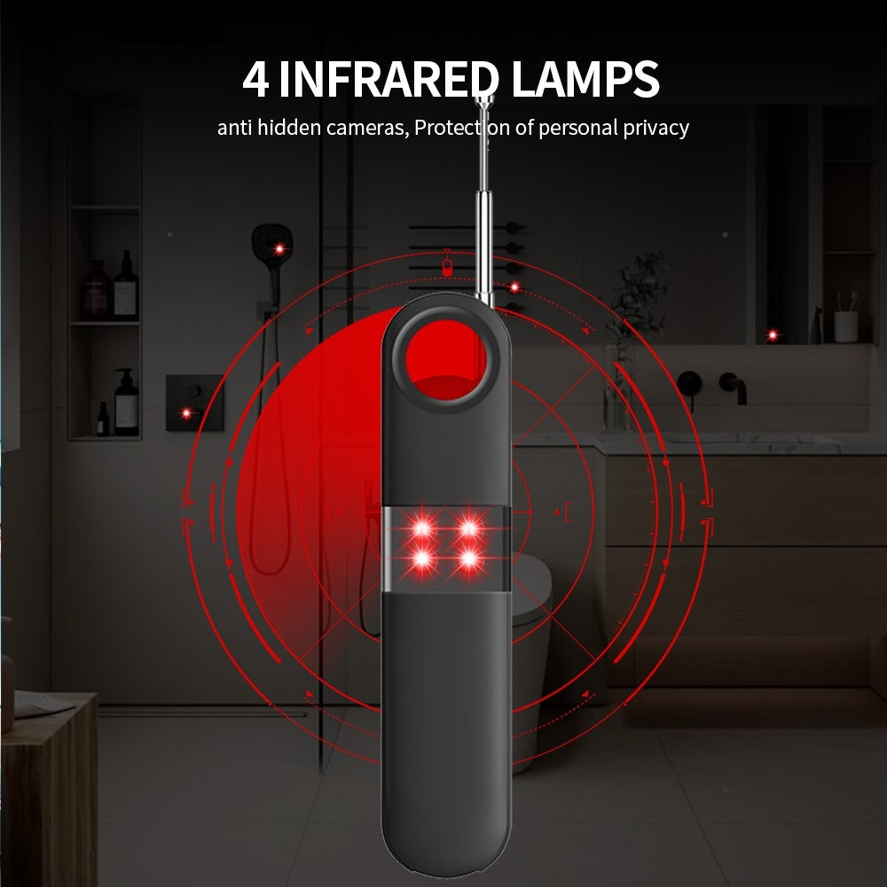 Hidden Camera Detector IR Wireless Scanner for Hotels Anti Spy Device Multifunctional Detector GPS WiFi Finder