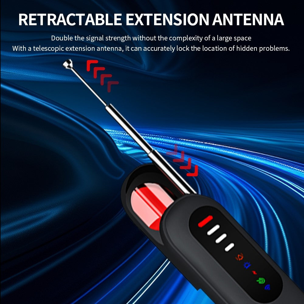 Hidden Camera Detector IR Wireless Scanner for Hotels Anti Spy Device Multifunctional Detector GPS WiFi Finder