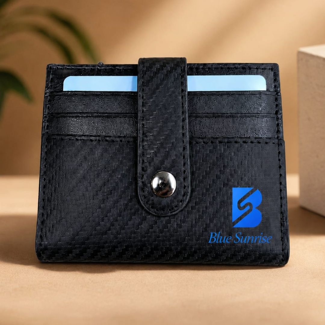 RFID Blocking Stylish And Business Multi-Card Slot Men's Card Wallet