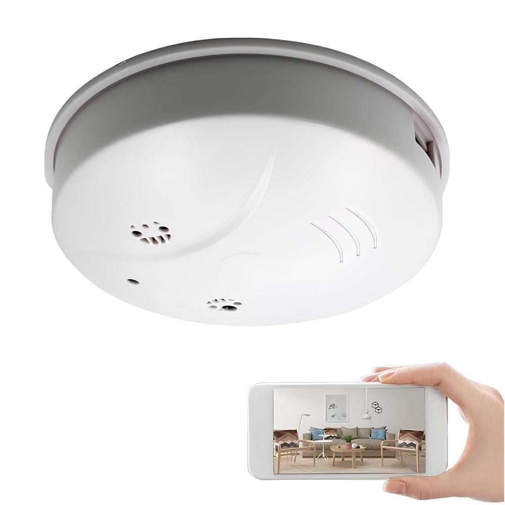 Smoke Detector Camera HD 1080P WiFi Wireless Cam Video Recorder with Motion Detector/Night Vision