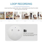 Smoke Detector Camera HD 1080P WiFi Wireless Cam Video Recorder with Motion Detector/Night Vision
