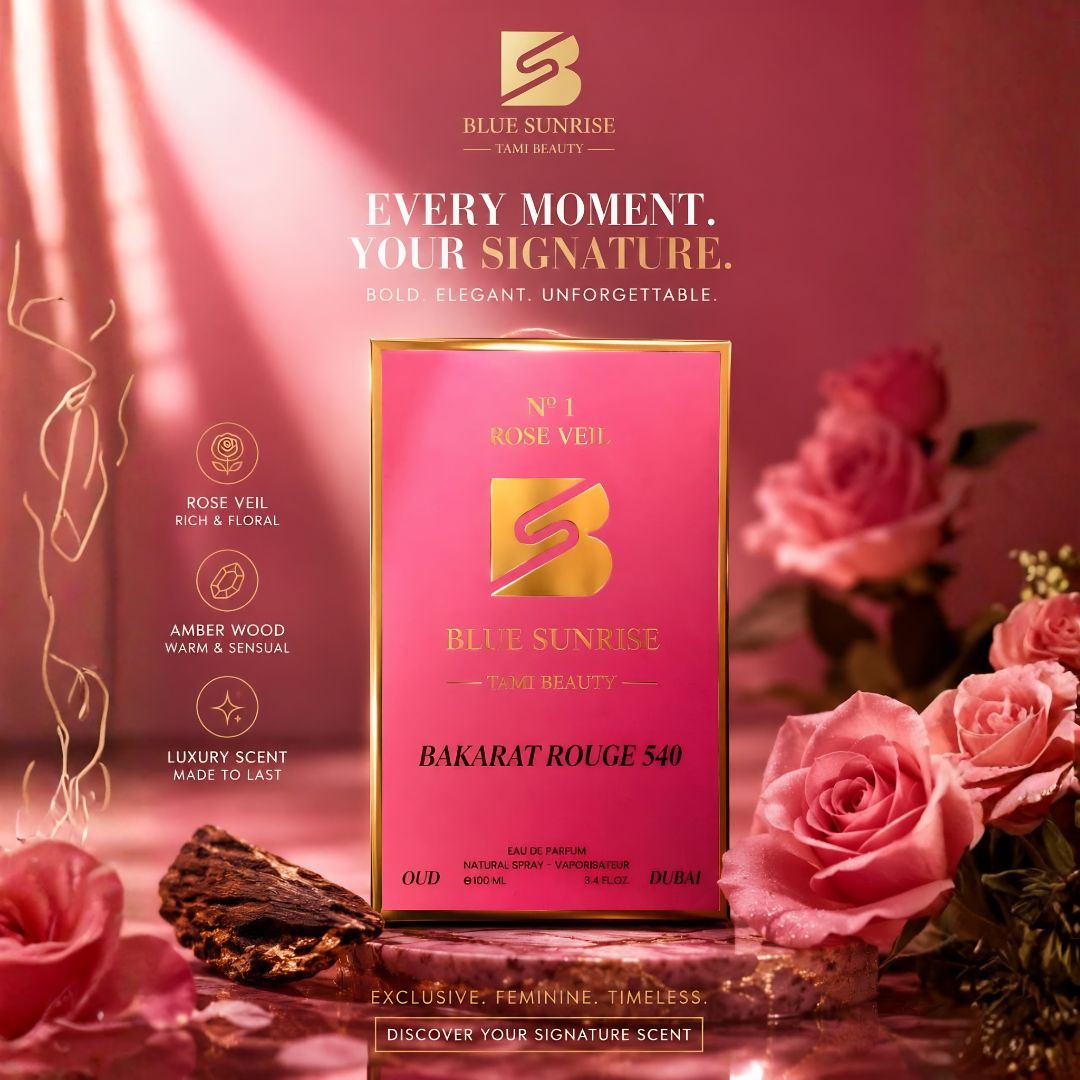 Blue Sunrise | No. 1 Rose Veil – Bakarat Rouge 540 Eau De Parfum