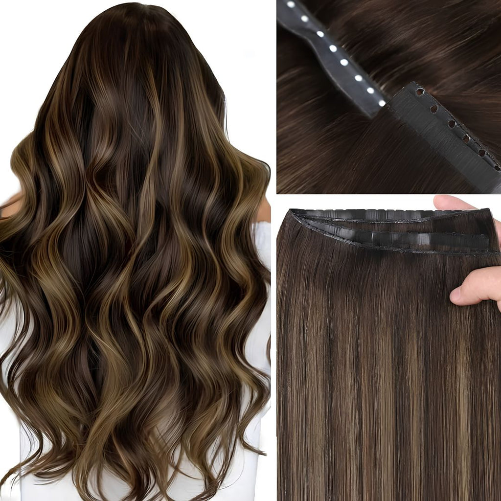 Premium 100% Human Hair Extensions – Soft, Silky & Natural Looking | Multiple Textures Available